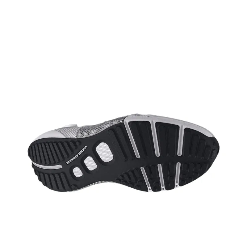 UndrArmr HOVR Phantom 3 Cushioned, Abrasion-Resistant Low-Top Running Shoe men's White