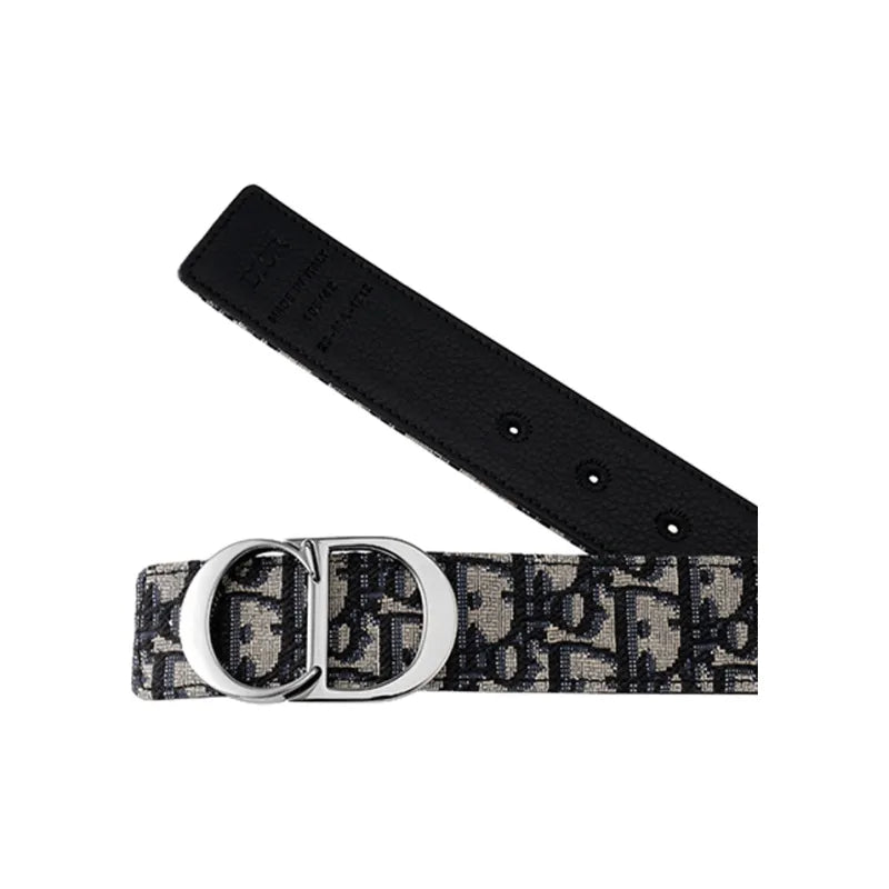 Dior calfskin leather belt for men