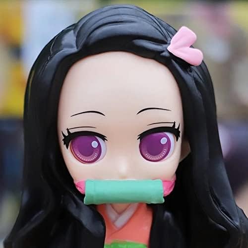 Demon Slayer Kimetsu no Yaiba 6" in Action Figure| Lightweight Attractive Durable Toy Figures for Home Decors Office Desk and Study Table - Nezuko Kamado