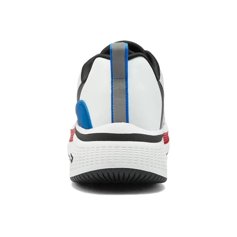 Ske_chers GO RUN Elevate 2.0 Cushioned Low-Top Running Shoes for Men, White