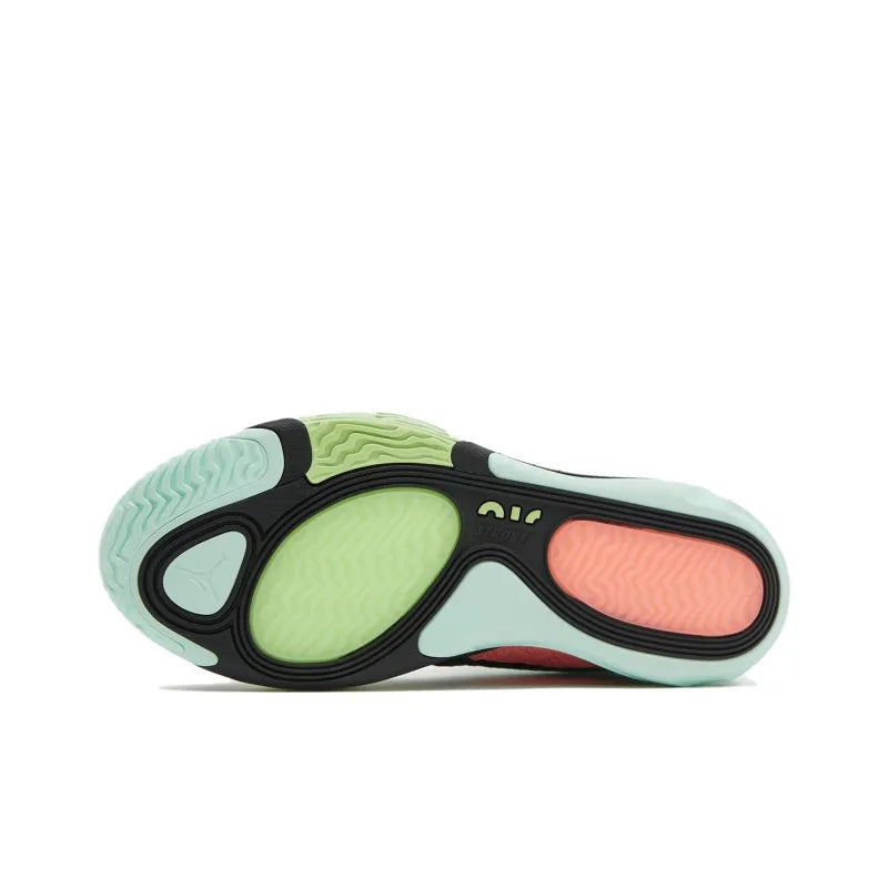 Jor_dan Tatum 2 Mint Foam Low-Top Basketball Shoes Men's Beige Black International Version