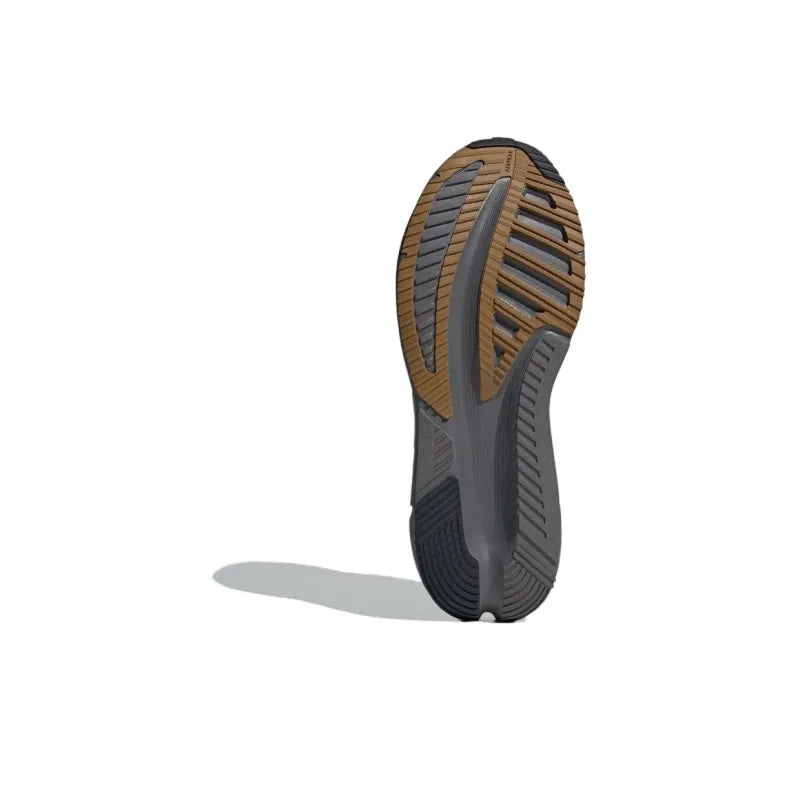 Adi_das ADISTAR 3 Anti-Slip + Abrasion-Resistant Low-Top Casual Running Shoes for Men, Gray, Black