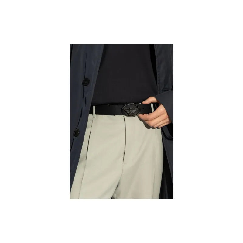 Emporio Armani leather belt men