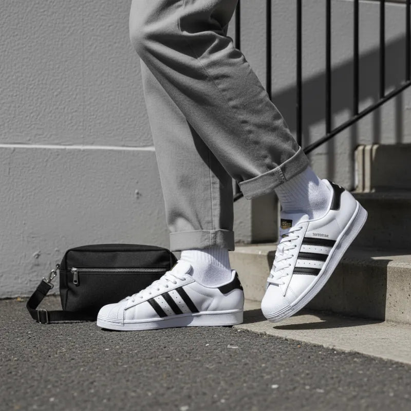 Adi_das Superstar White Black