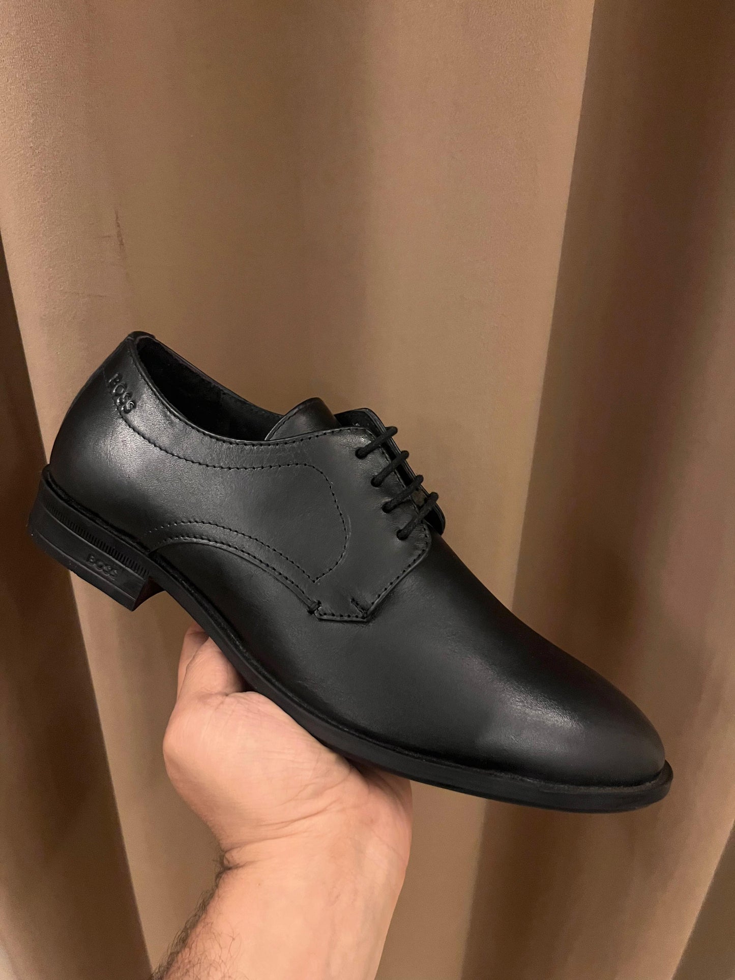 Me_n's Clas_sic Black Derby Formal Shoes – Lace-Up Office & Party Wear Footwear
