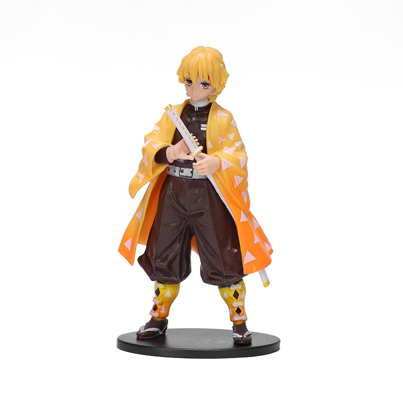 Demon Zenitsu Slayer Action Figure 16 cm Collectible for Office Desk & Study Table, Car Dashboard, Decoration and Cake Topper Toys for Fans - Zenistu 16Cm