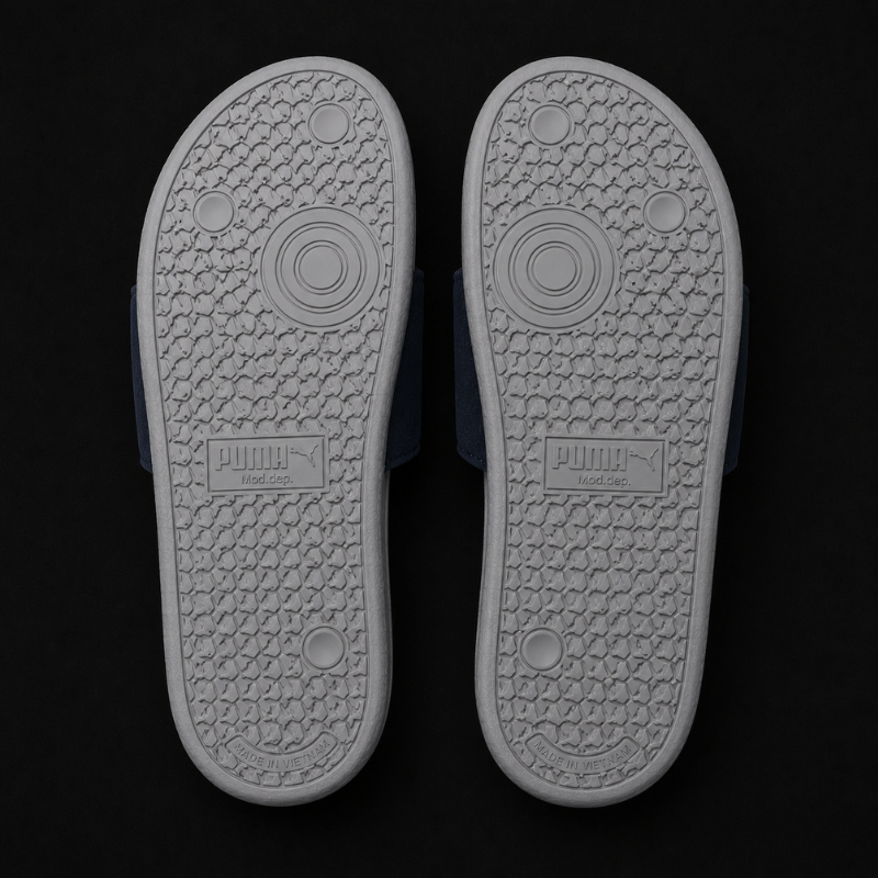 Pu_ma Palermo Navy Blue Slides for Men
