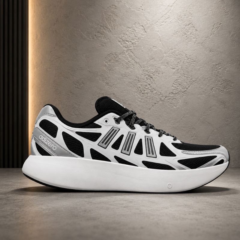 Adi_das_Adi_zero Evo SL Black Grey Running Shoes – Lightweight Performance Sneakers