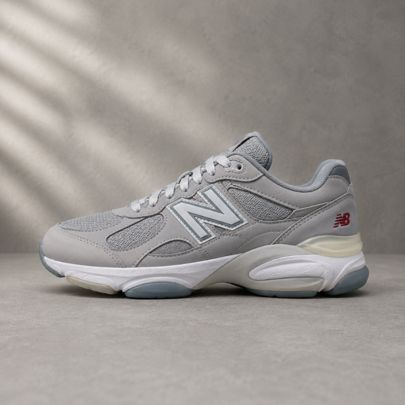 N_ew _Balance 9060 Grey Lifestyle Sneakers | Premium Chunky Comfort Shoes