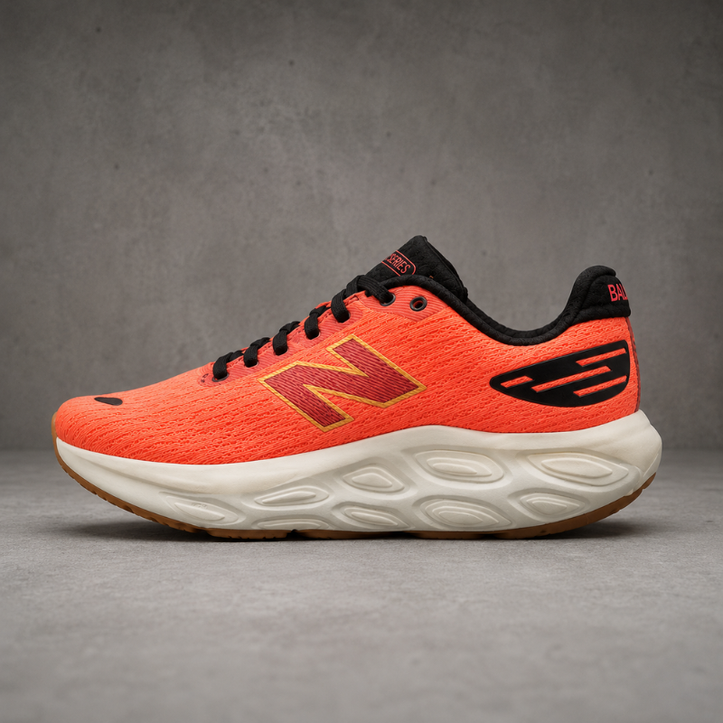 N_B_Bal Series Orange Running Shoes – Lightweight Cushion Running Sneakers