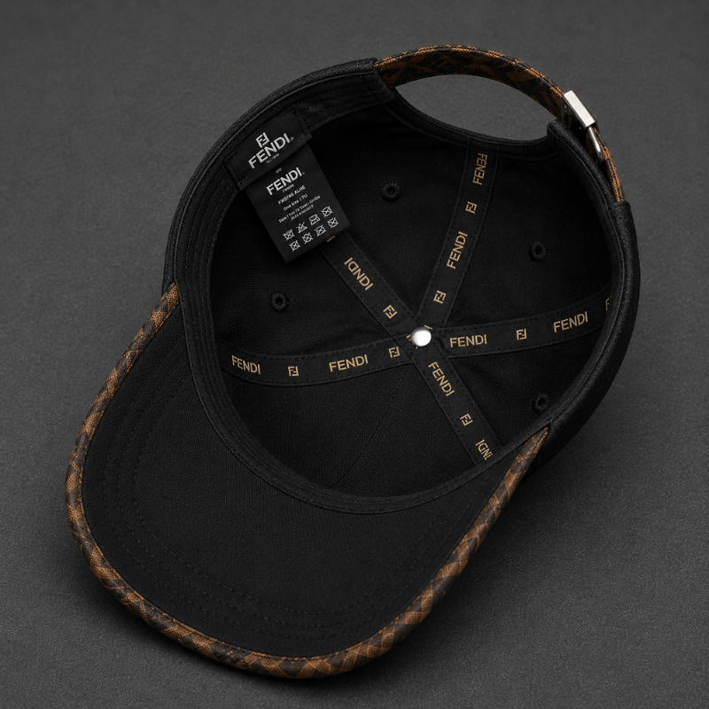 Fe_ndi Bl_ack Luxury Baseball Cap – Premium Designer Style
