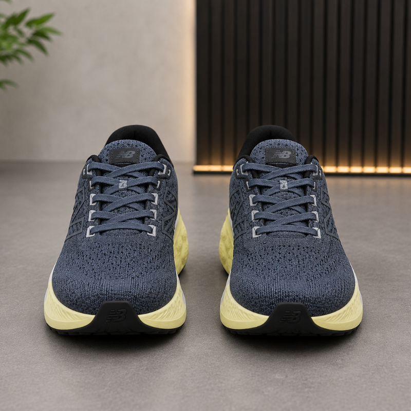 Ne_w Bala_nce Fresh Foam Men's Running Shoes | Lightweight Breathable Sports Sneakers | Cushioned Walking & Training Shoes | Grey