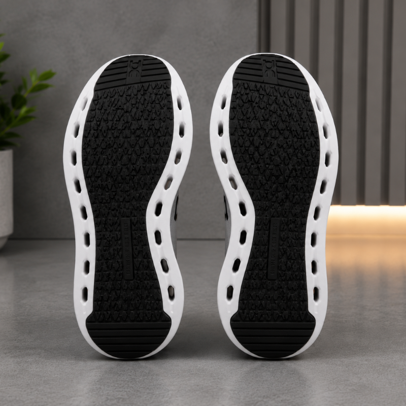 O_n Run_ning Cloud 6 Men's Running Shoes | Lightweight Breathable Sports Sneakers | Grey/White