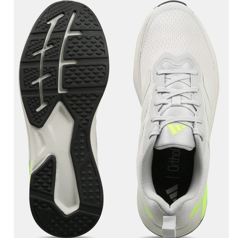 Adi_das_Resp-onse Runner – White / Neon Green Running Shoes