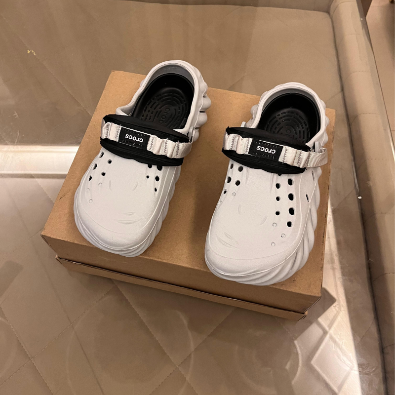 Cro-cs Echo Clog – Black & White | In Stock