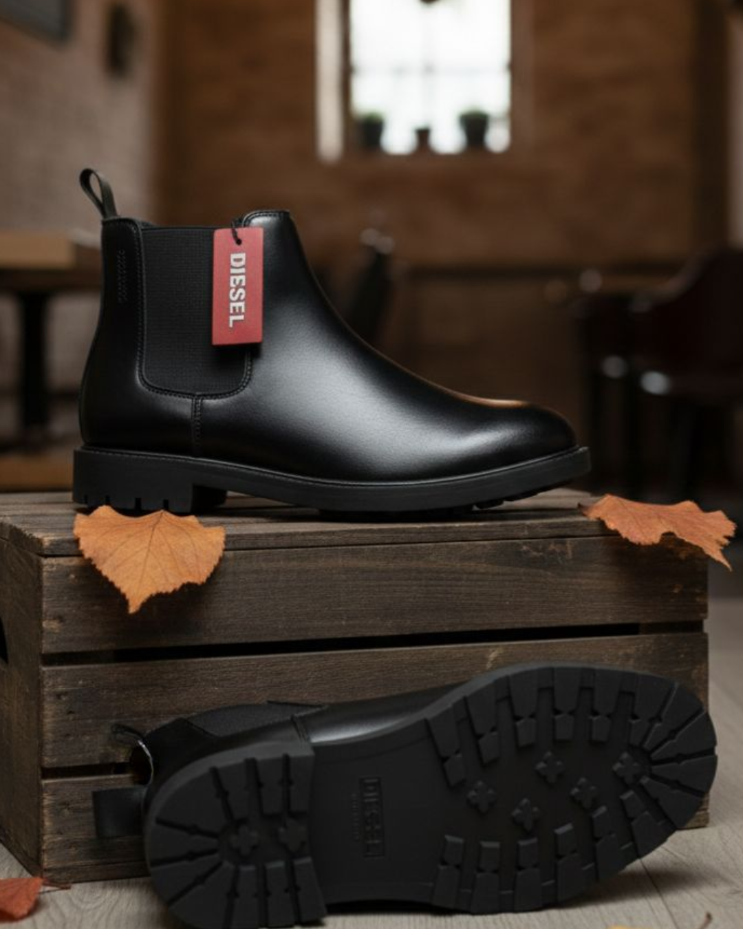 Me_n's Prem_ium Black Che_lsea Boots – Formal & Casual Ankle Boots