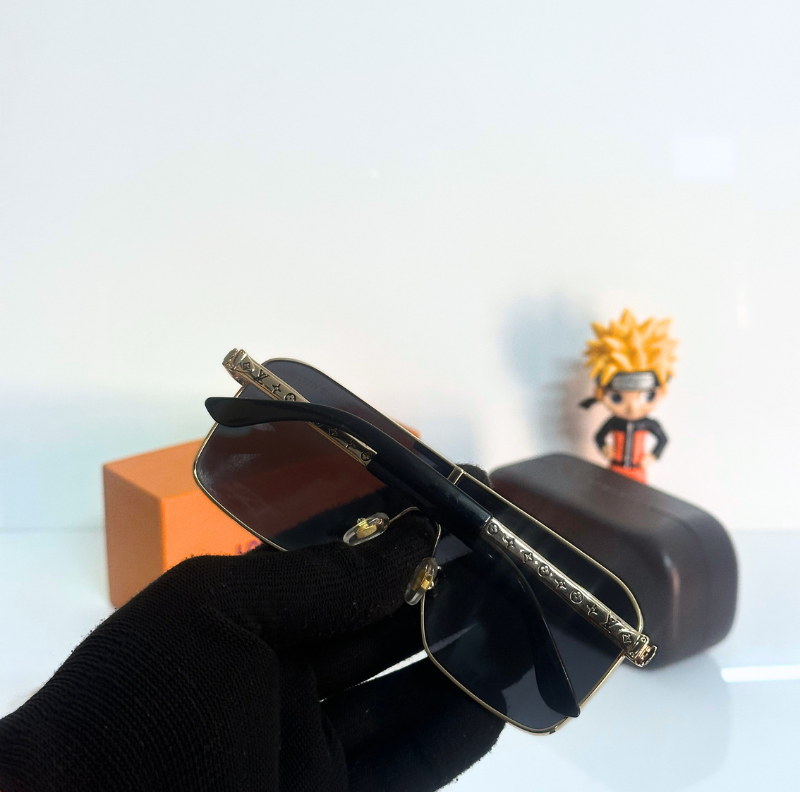 Loui& Vuitt0n Designer Sunglasses – Luxury Square Frame | UV Protection | Unisex