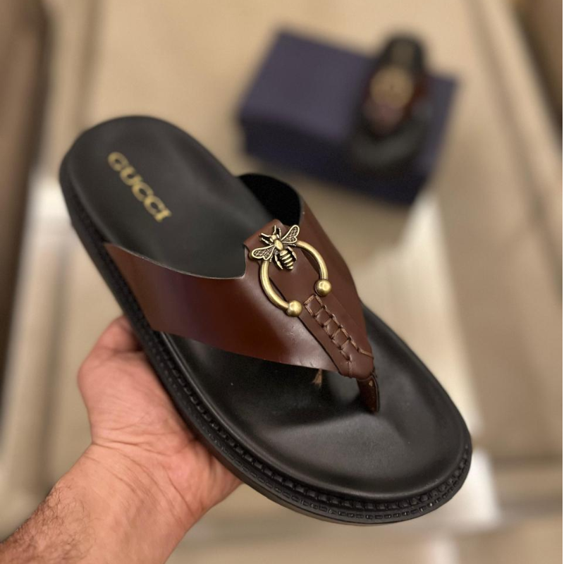 Gu_cci Luxury Slides Premium Comfort Designer Sandals
