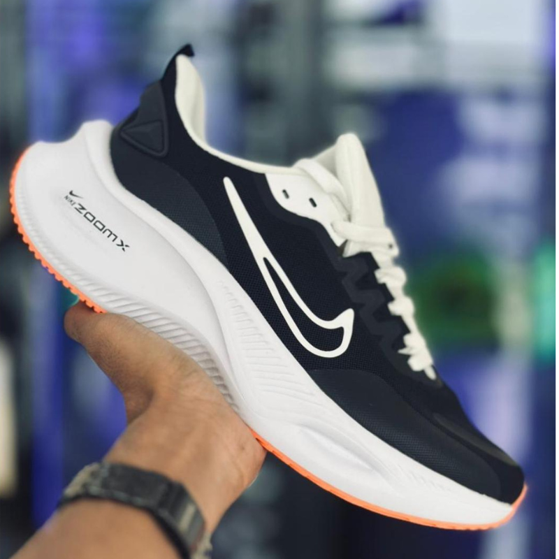 Ni_ke ZoomX Everyday Running Shoes – Black White Edition