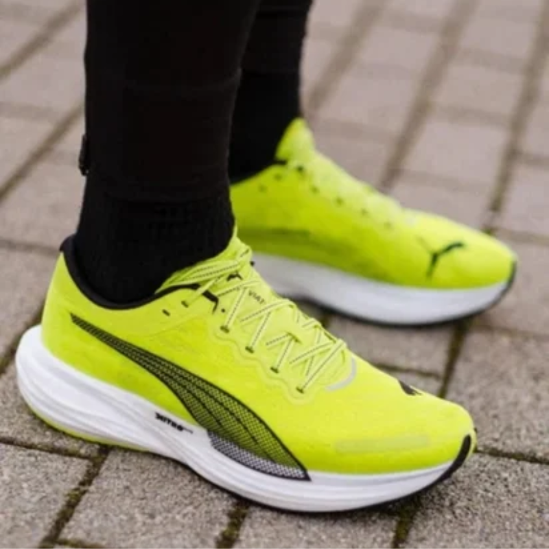 P_uma Velocity Nitro 3 Neon Yellow Running Shoes