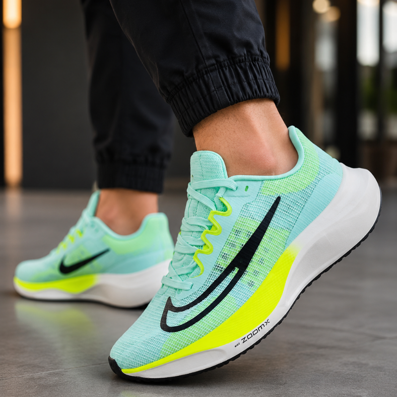 N_ike ZoomX Vaporfly Next% Mint Volt Running Shoes