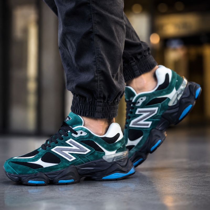 N_ew Bal_ance 9060 Emerald Green Lifestyle Sneakers
