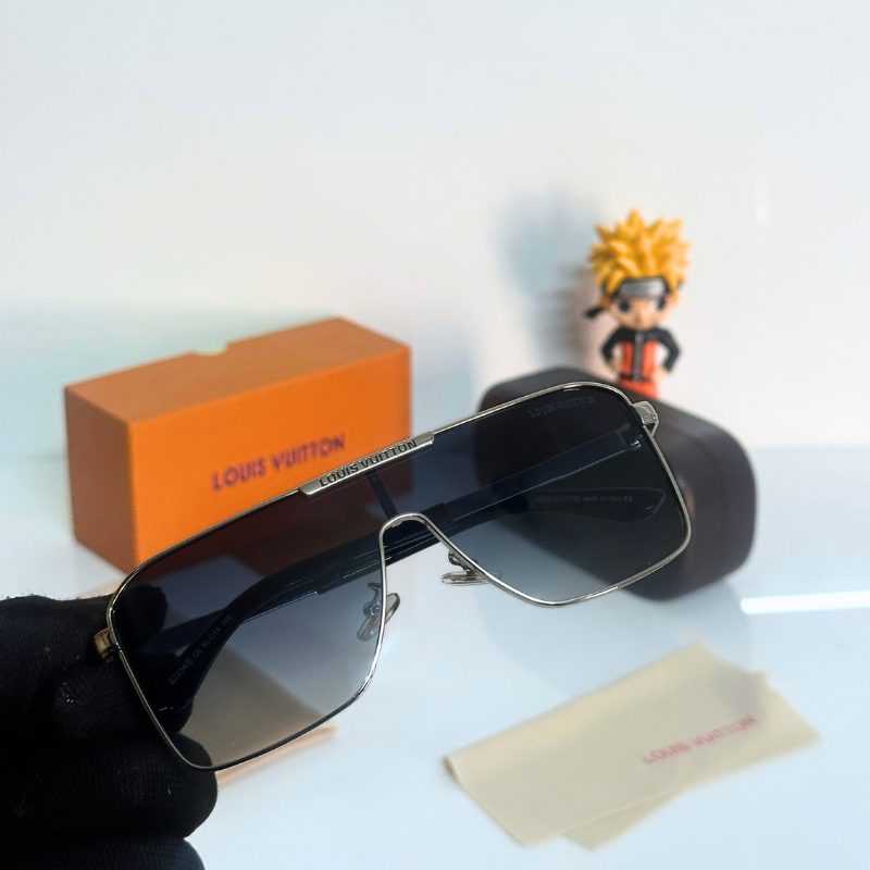 Loui& Vuitt0n Designer Sunglasses – Luxury Square Frame | UV Protection | Unisex