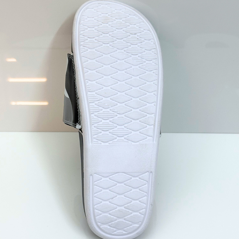 NI_KE Air Max Style Comfort Slides – Black Grey Premium Casual Slippers for Men