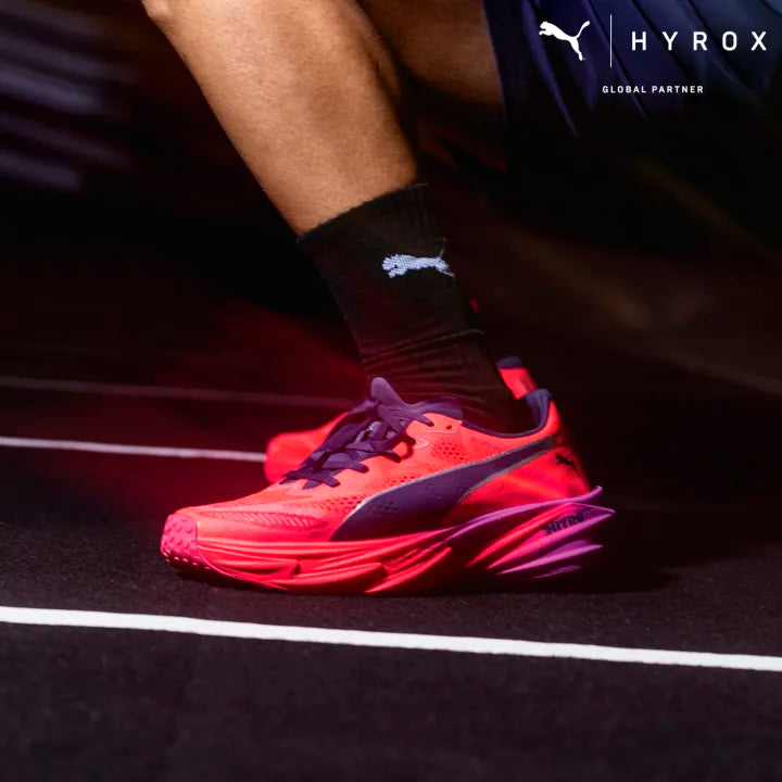 Puma × HYROX Deviate Nitro Elite 4 Men's Running Shoes Non-slip, Abrasion-resistant, Breathable, Shock-absorbing