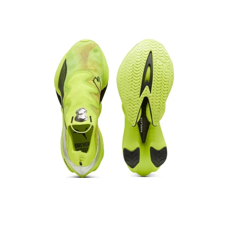 Pu_ma Fast R Nitro Elite Slip-On Low-Top Casual Running Shoes for Men, Yellow