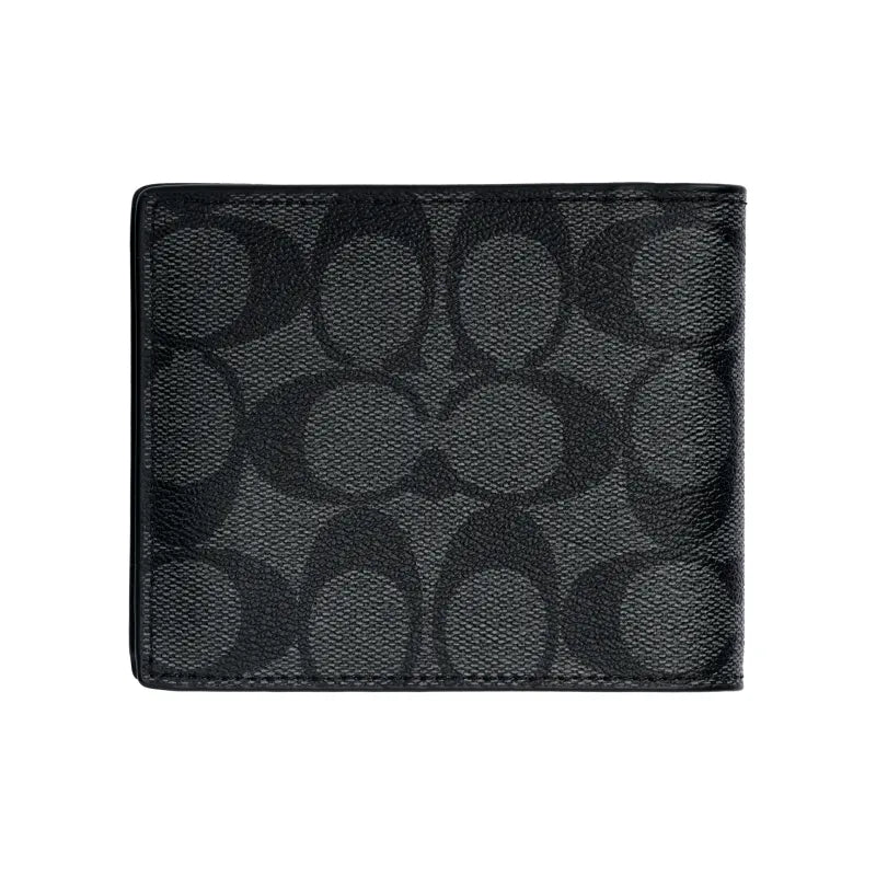 Co_ach Wallet Black & Grey Men