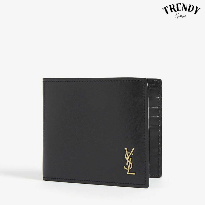 YSL Premium Men’s Leather Wallet | Luxury Bifold Wallet with Card Holder