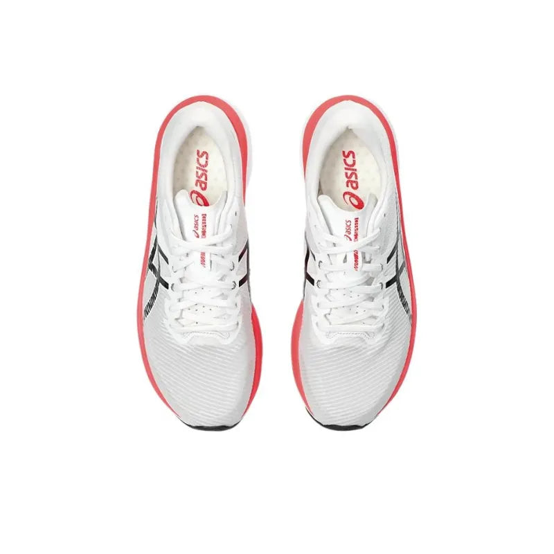 As_ics Magic Speed 3.0 Low-Top Running Shoes men's White Black Pink