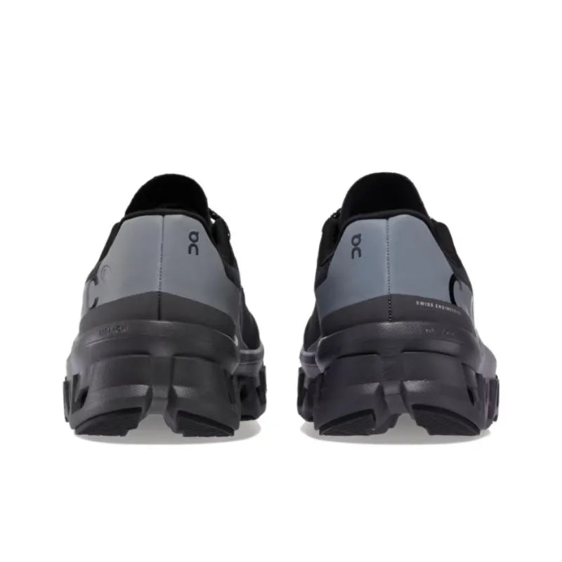 O_n Cloud Monster Lumos Shock Absorbers Anti-Slip + Abrasion-Resistant Low-Top Running Shoes men's Black