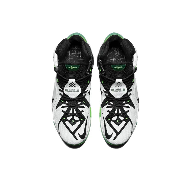 Ni_ke Revlon 12 All-Star Game High-Top Basketball Shoes Men's White Black
