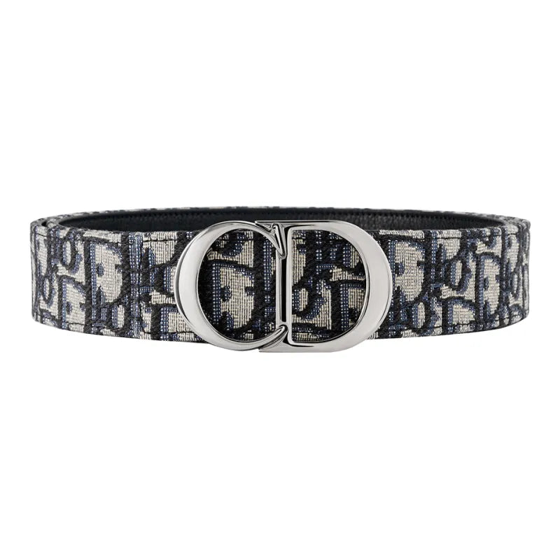 Dior calfskin leather belt for men