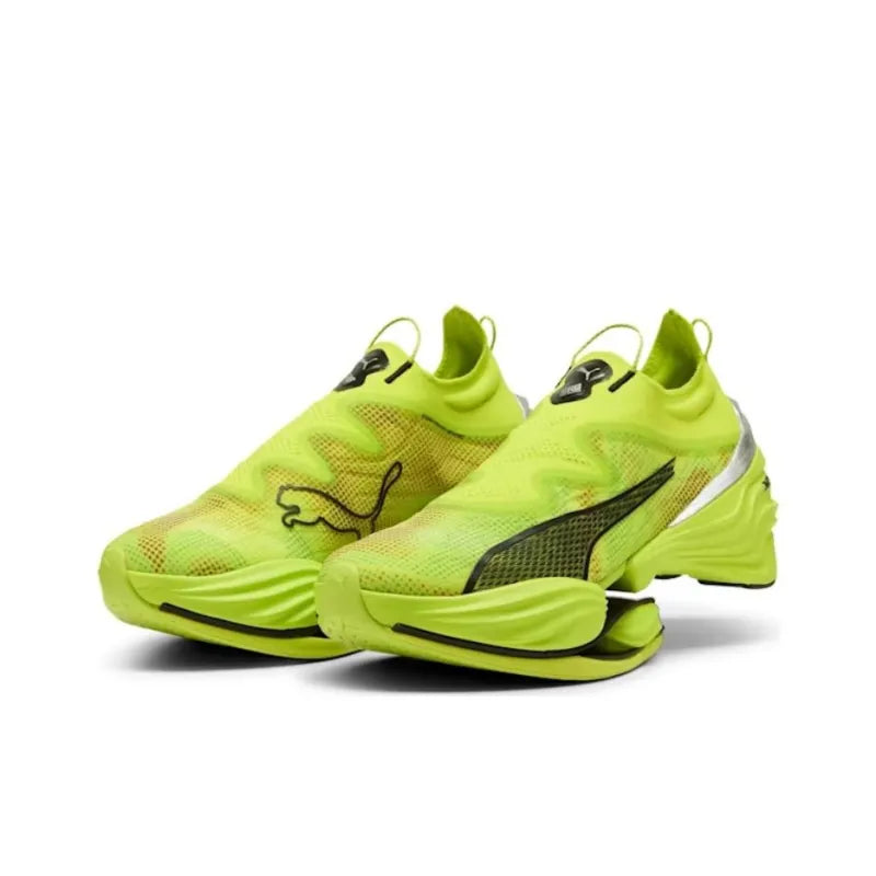 Pu_ma Fast R Nitro Elite Slip-On Low-Top Casual Running Shoes for Men, Yellow