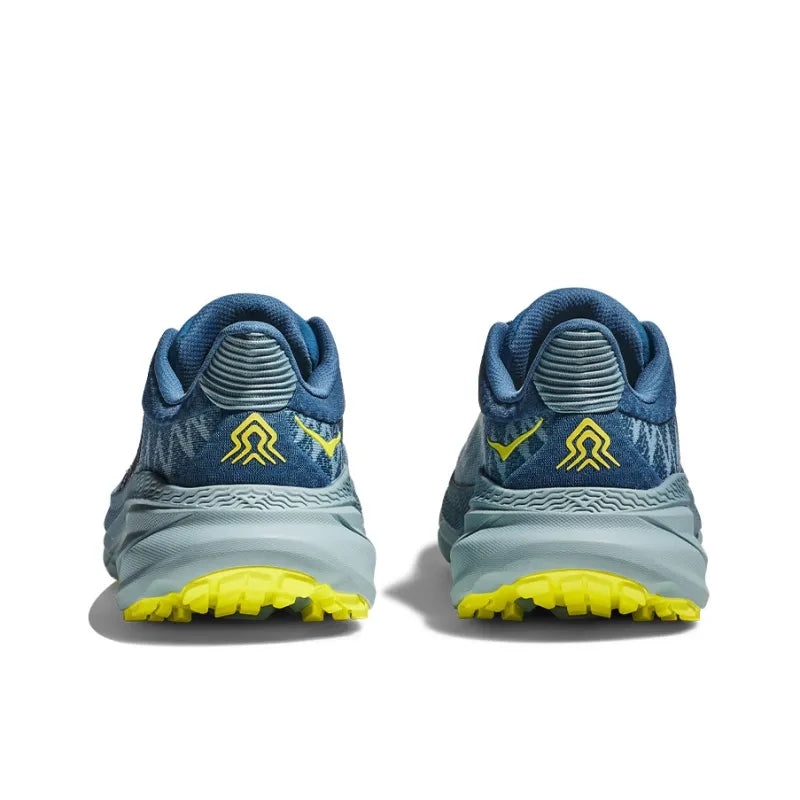 H_oka One One Slip-Resistant, Abrasion-Resistant, Lightweight Low-Top Running Shoes for Men, Blue Green