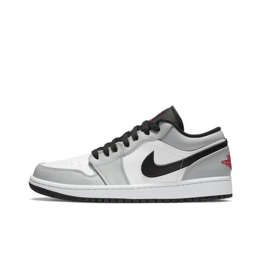 Jor_dan Air Jordan 1 Light Smoke Grey Low-Top Vintage Basketball Shoes Unisex Smoke Grey