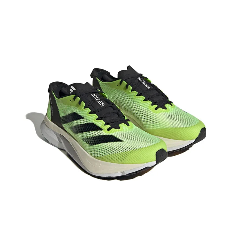 Adi_das adizero Boston 12 Lucid Lemon Cloud White