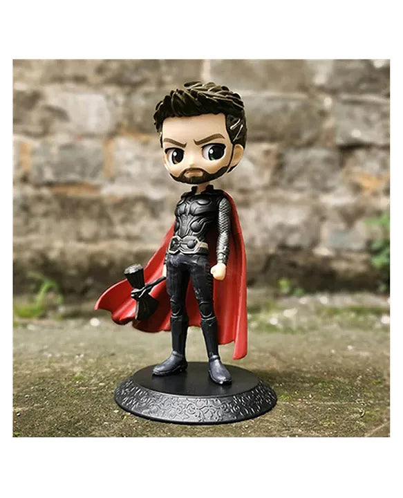Thor Action Figure Limited Edition for Car Dashboard Decoration Cake Office Desk & Study Table- Height 16 cm