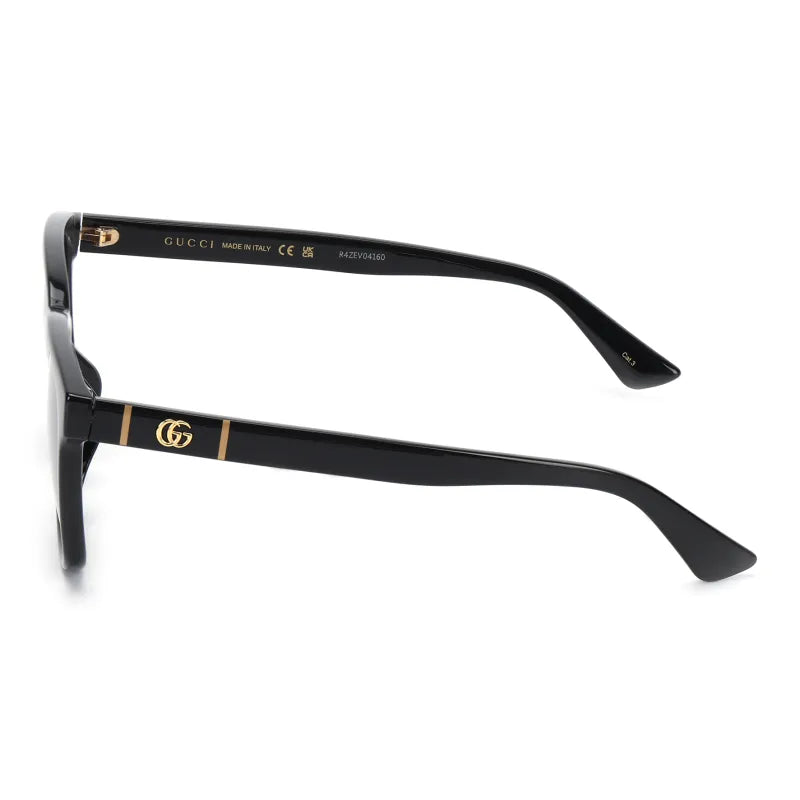 Gu_cci square frame acetate sunglasses in black
