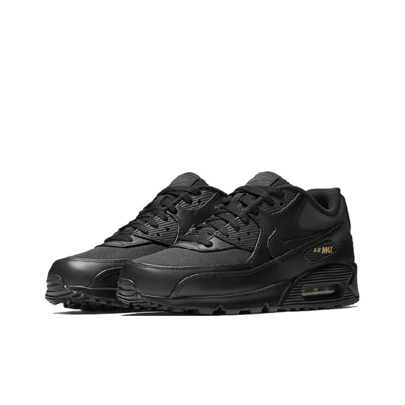 N_ike Air Max 90 Premium Black Metallic Gold
