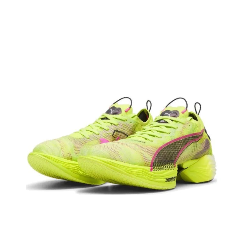 Pu_ma Fast R Nitro Elite 2 Fabric Breathable and Resilient Low-Top Running Shoe Men's Green
