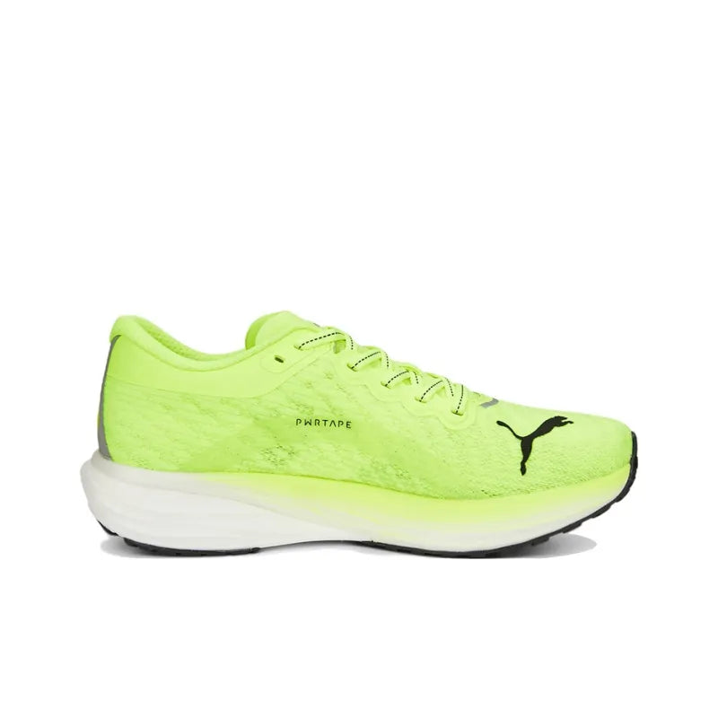 Pu_ma Deviate NITRO 2 Shock Absorbers Anti-Slip + Abrasion-Resistant Low-Top Carbon Plate Casual Running Shoes for Men Green