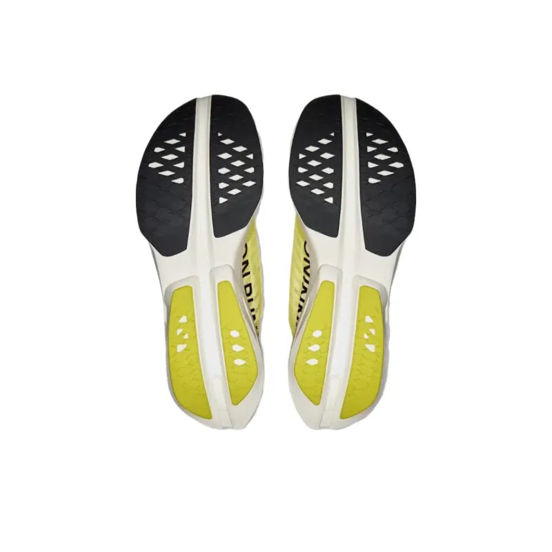 O_n Cloud_boom Strike Abrasion-Resistant, Breathable, Supportive, Balanced Low-Top Marathon Racing Running Shoe for Men, Yellow