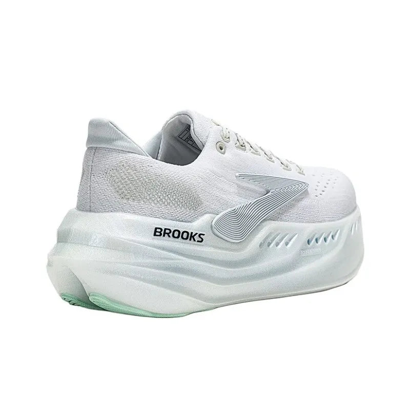 Bro_oks Glycerin Ma Abrasion-Resistant, Breathable, Supportive Low-Top Long-Distance Running Marathon Running Shoes for men in White