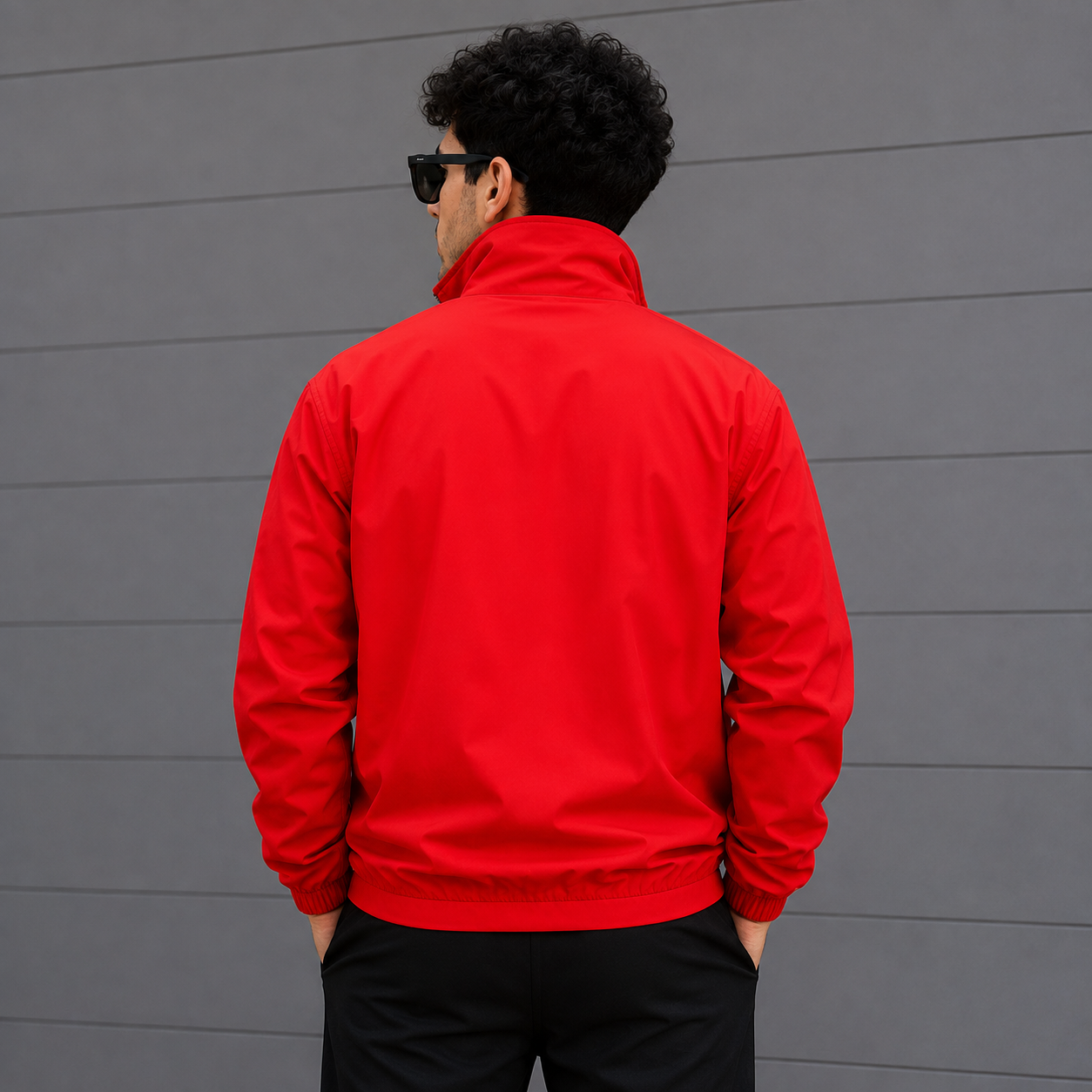 Pors_che Motor_sport x Pu_ma Men’s Red Racing Track Jacket – Full Zip Sports Jacket