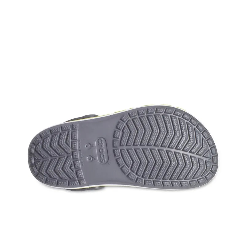 Cr_ocs Bayaband Clogs Slate Grey Lime Punch
