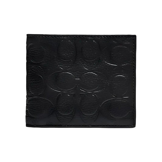 Co_ach Three-in-One Wallet in Signature Leather C1231 Blk